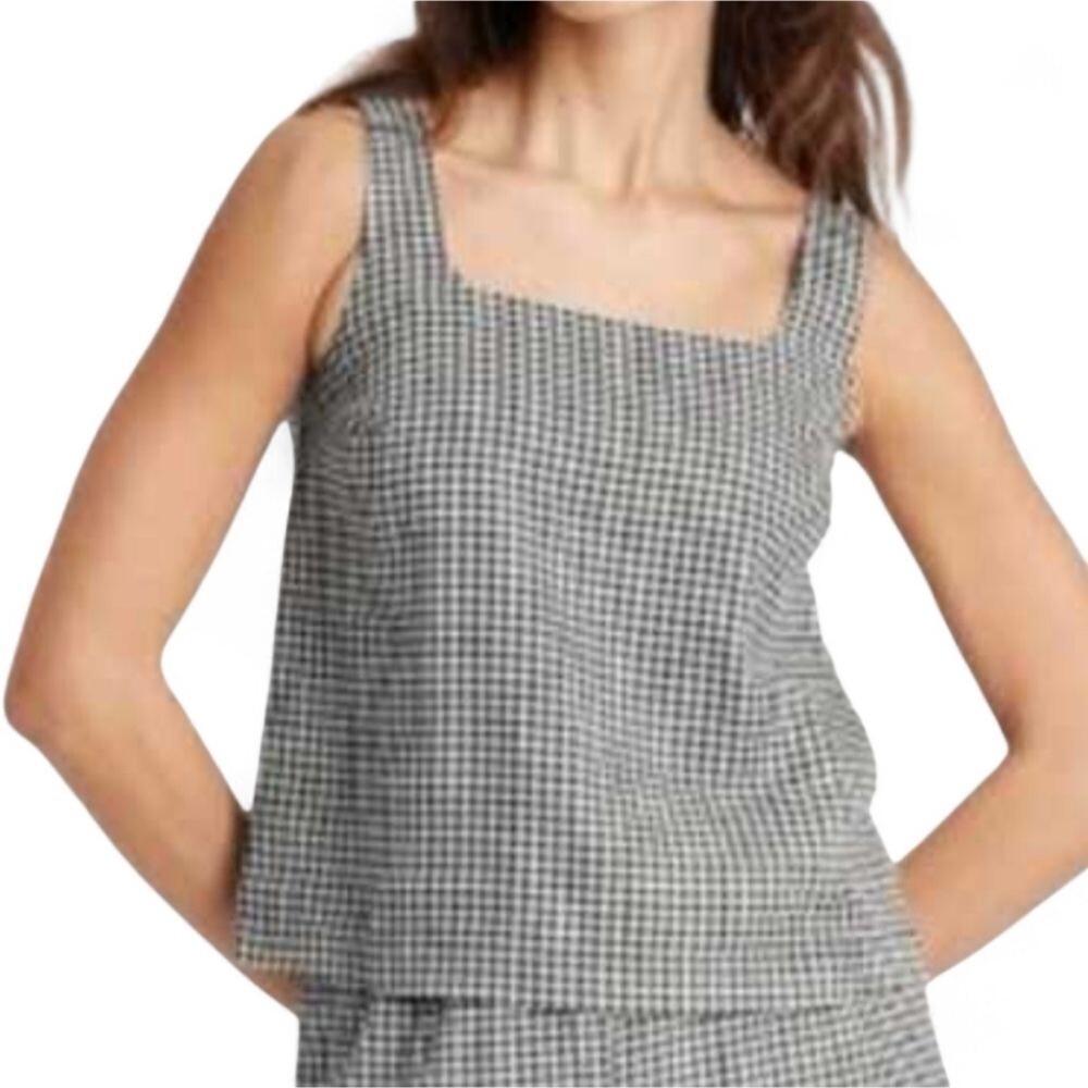 A New Day Women's Linen Squareneck Tank Top - NWT